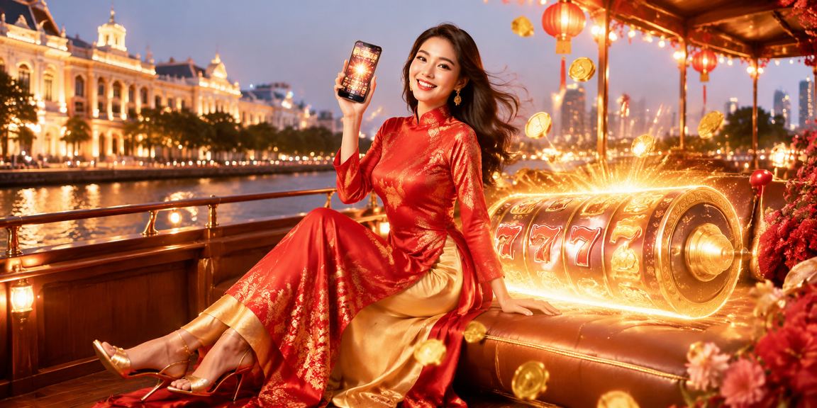 Người chơi slot game tại Thành phố Hồ Chí Minh với phong cách hiện đại